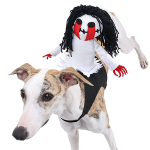 Nettes Dog Devil Kostüm für Halloween & Weihnachten Lustiges Haustier Halloween Cosplay Devil Outfits für Pet Dress-Up - Product Image 2