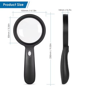 <span class=keywords><strong>Loupe</strong></span> éclairée <span class=keywords><strong>Loupe</strong></span> portative 10X avec 12 lumières LED, <span class=keywords><strong>Loupe</strong></span> en verre à grande lentille <span class=keywords><strong>pour</strong></span> la réparation de lecture - Product Image 3