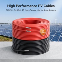 Cable Solar Fotovoltaico de CC PV1-F JXZJ de Cobre Estañado con Aislamiento XLPO, Resistente a los Rayos UV, con Cubierta LSZH, 100M