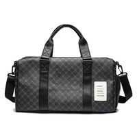 Sac de voyage pour homme en polyester, capacité extensible, portable, décontracté, simple, à bandoulière, pour affaires, rangement, vente en gros