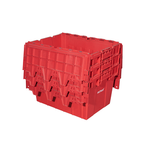 Nestable and stackable warehouse plastic crates plastic logistics turnover box