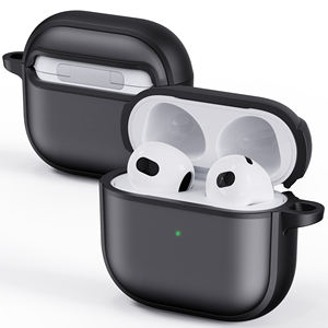 Pour Airpods 4 étui pour écouteurs Pc + TPU anti-chute givré sans fil pour Airpods1/2 <span class=keywords><strong>Pro</strong></span> pour <span class=keywords><strong>Airpods3</strong></span> étui anti-empreintes digitales à texture de peau - Product Image 4
