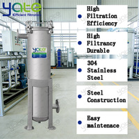 Ensemble de filtration complet à filtre à sac unique en acier inoxydable haute performance pour eaux usées industrielles et eaux sales d'aquaculture