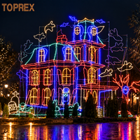 TOPREX Lumière LED personnalisée pour maison hantée, idéale pour événements d'Halloween, parcs à thème extérieurs, décoration commerciale – Direct Usine