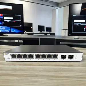 8*10M/100M/1000M/2.5G/10G SFP Desktop Ethernet Network Switch High Performance With Convenient Size