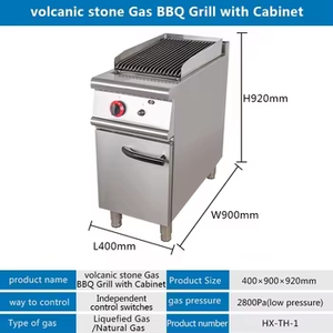 Parrilla de <span class=keywords><strong>Gas</strong></span> Comercial para Barbacoa, Plancha de Acero Inoxidable Gruesa con Control de Perilla para Restaurante, Barbacoa al Aire Libre, Venta al Por Mayor - Product Image 5