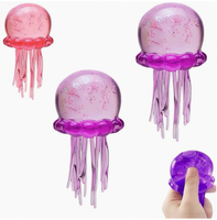 Jouet anti-stress en gelée à logo personnalisé, méduse sensorielle à presser en maltose, jouet sensoriel à rebond lent, décompression Kawaii