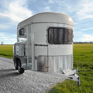 Nouvelle remorque pour 2 chevaux avec plancher antirouille, très demandée, pour camping-car et remorque flottante - Product Image 1