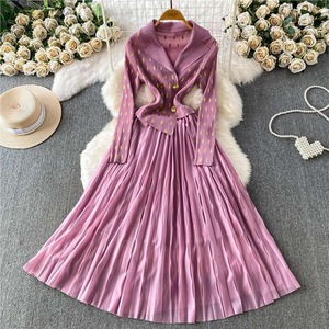 Women's V-neck Pleated <b>Maxi</b> <b>Dress</b> Sleeveless Denim High-Waist Casual Vintage Daily A-Line Silhouette - Product Image 2