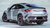 Pour Benz GLE63 B style fibre de carbone pare-chocs avant bord jupe latérale diffuseur arrière spoiler arrière kit de carrosserie