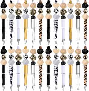 10% de réduction de qualité alimentaire 15mm collier de dentition pour bébé perles de silicone imprimées léopard personnalisées pour la fabrication de bijoux à bricoler soi-même - Product Image 6