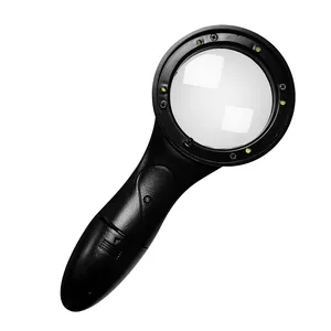 Sản xuất chống tĩnh điện Magnifier Đen PP nhựa hội thảo sử dụng cầm tay ESD Magnifier