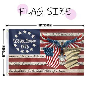 Tapisserie murale American Eagle 3x5 pieds pour la décoration de la chambre, du dortoir, du salon - Product Image 2