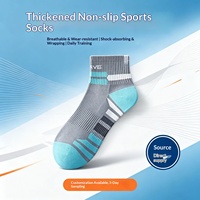 Chaussettes mi-mollet en coton fin pour homme, respirantes, absorbant la transpiration, déodorantes, anti-frottement, pour la course à pied et la randonnée en extérieur