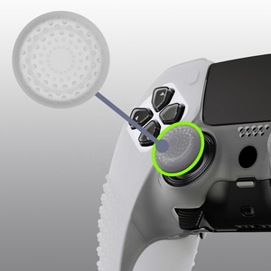 Accessoires de jeu PS5 personnalisés, coque en silicone antidérapante pour PS5, protection des bords pour manette sans fil PS5, joysticks - Product Image 5