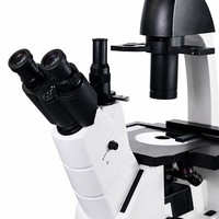 Microscopio Trinocular Invertido de Fábrica BMI-37XE con Objetivo de Contraste de Fase Plano Infinito LWD 10X 20X 40X
