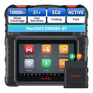 Outil de diagnostic automobile professionnel MaxiDAS DS808S BT avec scanner OBD2 et nettoyeur d'injecteurs de carburant pour Audi Q5/A5 Q7 et pour - Product Image 1