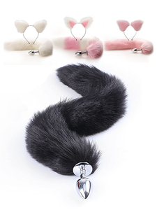Juguetes sexuales Anal <span class=keywords><strong>Plug</strong></span> <span class=keywords><strong>Tail</strong></span> con Juegos Para adultos Orejas Sexy Dress up Fox <span class=keywords><strong>Tail</strong></span> <span class=keywords><strong>Butt</strong></span> Plugs Anales Produtos Eroticos - Product Image 5
