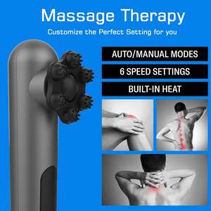 Masajeador con Calor Incorporado, Motor Súper Silencioso de 6 Velocidades, Masaje Profundo que Alivia el Dolor Muscular, Venta al por Mayor de Fábrica 2025 - Product Image 6