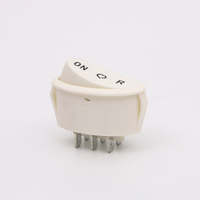 Interrupteur à Bascule SUDA Durable Blanc Crème KCD4-L 250V 10A 50000 Cycles Qualité Professionnelle SPDT Contrôle d'Alimentation IP40 6P Cuivre