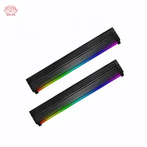 Fabrika kablosuz hoparlör 10W TV ev sineması BT 5. RGB ışık ile 1 bluetooth hoparlör soundbar'da Surround