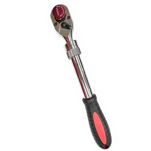 ด้ามจับยางนุ่มออกแบบตามหลักสรีรศาสตร์ ขนาด 1/2 นิ้ว พร้อมประแจบล็อกปรับความยาวได้ ด้ามจับแบบมีไฟ LED - Product Image 1
