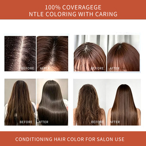 <span class=keywords><strong>Tinte</strong></span> para el Cabello Color Cobre Anaranjado, Larga Duración, Cobertura Total de Canas, Brillo Vibrante, Suave, Anti-Frizz, Uso Profesional en Salón, OEM ODM - Product Image 5