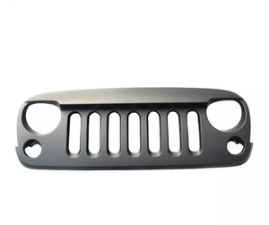 Pièces de voiture, calandre avant avec insert, calandre avant noire, noir <span class=keywords><strong>JK</strong></span> <span class=keywords><strong>ABS</strong></span> pour Jeep Wangler <span class=keywords><strong>JK</strong></span> 07-17 - Product Image 3
