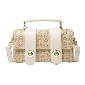 AZB479 크로스 바디 가방 휴대용 작은 어깨 가방 지갑 겨드랑이 가방 핸드백 짠 새로운 패션 여성 핸드백