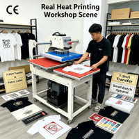 Presse à chaud pour polos, machine à presser à chaud robuste, machine à presser à chaud express pour l'artisanat