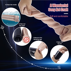 Masturbador de succión de sujeción para hombre impermeable de gran tamaño, diseño realista para estimular la adoración, juguetes para adultos para hombre - Product Image 5