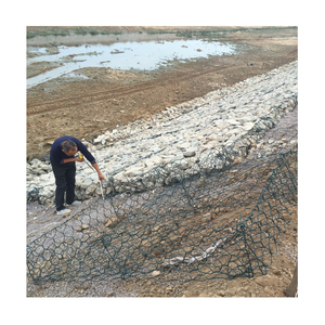 Cesta de Gabion de 2,7mm de diámetro, malla de alambre de Gabion Hexagonal, bloques de pared de retención para protección de Río - Product Image 3