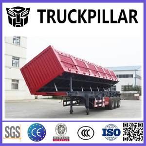 Semi-remorques à benne arrière en forme de U de 60-180 tonnes fabriquées en Chine, semi-remorques en acier de 30-50 mètres cubes avec 3-6 essieux, prix compétitif - Product Image 2