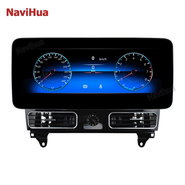 NaviHua 8 Core Android System GPS Navigation Player Car Multimedia Radio for Mercedes Benz Ml GL Class X166 Frame Android Auto