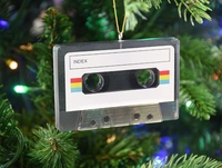 Cassette en résine personnalisée unique vintage ornements de Noël