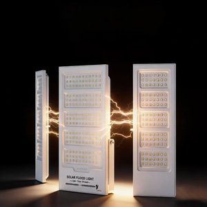 ไฟส่องสว่างพลังงานแสงอาทิตย์ 120lm/W LED ตัวเรือนอะลูมิเนียม ติดตั้งภายนอก กันน้ำ พร้อมรีโมทคอนโทรล - Product Image 2