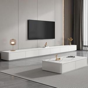 Modern Luxury <b>Stand</b> Unit Wood <b>Wall</b>-Mounted <b>TV</b> Cabinet for Living Room - Product Image 1