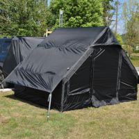 Tente de camping gonflable pour SUV, tente gonflable à fixer sur SUV, tente gonflable pour camion, tente arrière gonflable pour 6-8 personnes pour hayon de fourgonnette