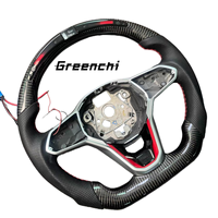 Volant en fibre de carbone avec LED pour VW Golf MK7 MK7.5 GTI R 2014 2020, mise à niveau OEM