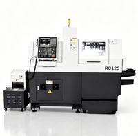 Tour CNC à lit incliné horizontal haute vitesse FANUC 10000 tr/min RC125 Max. Usinage automatique de 12 mm