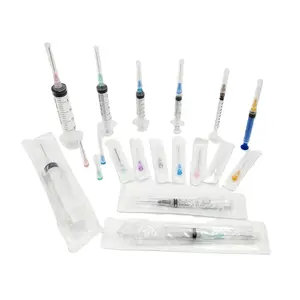 medical grade PVC(latex or latex free) disposable injection syringe for medical