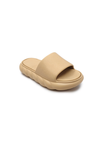 Sandali EVA da donna taglia 25, infradito a punta aperta, ultra morbidi, antiscivolo, comode ciabatte da bagno per tutte le stagioni, colore unico. - Product Image 1