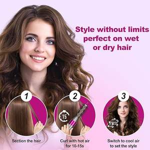 Accesorio de Cepillo Redondo Pequeño de 20 mm de la Mejor Calidad para Volumen, Compatible con Secadores de Pelo <span class=keywords><strong>Dyson</strong></span> <span class=keywords><strong>Airwrap</strong></span> <span class=keywords><strong>HS01</strong></span> <span class=keywords><strong>HS05</strong></span> HS08 - Product Image 6