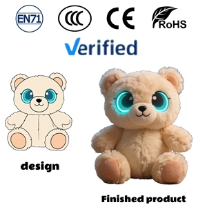 Ai thông minh đồ chơi sang trọng tùy chỉnh ai đồ chơi sang trọng mắt sáng thiết kế tùy chỉnh giọng nói trẻ em đồng hành thông minh búp bê - Product Image 2