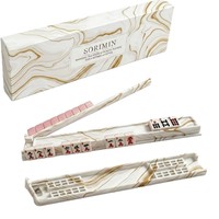 Nouvelle règle de mahjong en plastique couleur écaille de tortue, antidérapante, pliable, ultra-légère, pour mélanger les cartes, support de mahjong écaille de tortue