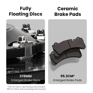 Kit <span class=keywords><strong>de</strong></span> freinage surdimensionné TEI P60NS+ BBK à 6 pistons forgé<span class=keywords><strong>s</strong></span>, étrier <span class=keywords><strong>de</strong></span> <span class=keywords><strong>frein</strong></span> 6 pistons, rotor 355x32mm, avant, pour <span class=keywords><strong>MINI</strong></span> <span class=keywords><strong>COOPER</strong></span> R50 R53 avec jantes <span class=keywords><strong>de</strong></span> 18 pouces - Product Image 4