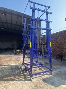 2m Adjustable Height Lifting Scaffolding Platform SF-30 with CE <b>Paint</b> 500kg Load Capacity Metal Construction Includes Handrails - Product Image 2
