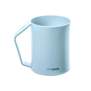 Vaso para cepillos de dientes Citylong, color azul cian, diseño inclinado 35 grados para enjuague bucal y uso diario - Product Image 4