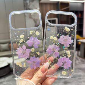 <span class=keywords><strong>Cover</strong></span> per Cellulare Antiurto in Resina con Fiori Naturali <span class=keywords><strong>Viola</strong></span>, Produzione OEM ODM, per <span class=keywords><strong>iPhone</strong></span> 17 16 15 <span class=keywords><strong>Pro</strong></span> <span class=keywords><strong>Max</strong></span> <span class=keywords><strong>14</strong></span> 11 - Product Image 4