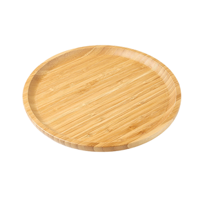 Assiette à dîner en bambou en bois <span class=keywords><strong>massif</strong></span> multi-taille couverts ronds palette carrée <span class=keywords><strong>plateau</strong></span> à dîner en bambou personnalisé - Product Image 4